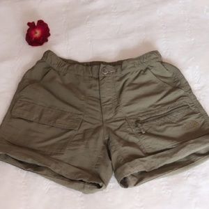 The North Face Green Hiking Shorts